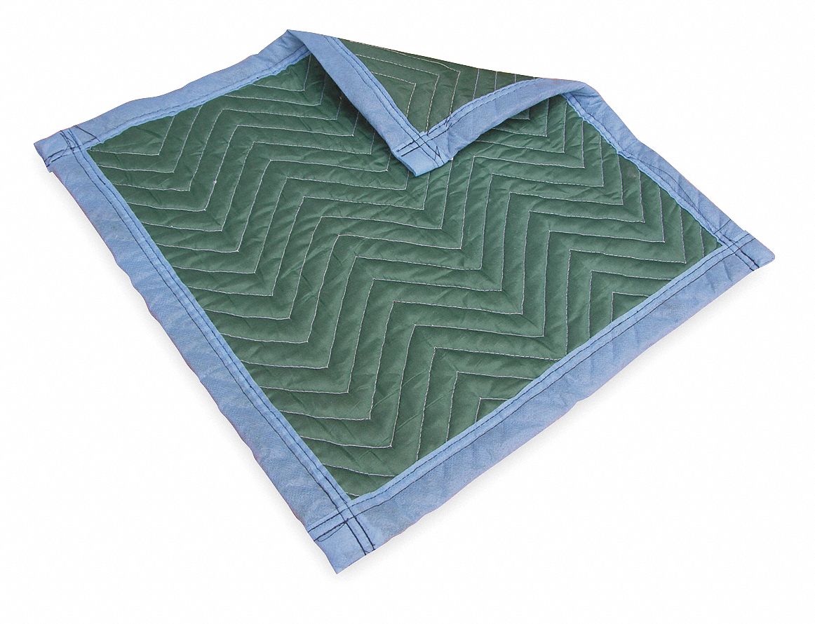 VESTIL Quilted Moving Pad, Cotton, 6 1/2 ft Length, 6 ft Width, 8.0 lb