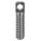 SPRING ANCHOR, #6-32 THREAD, 0.138 IN DIA, 37/64 IN OVERALL L, SWIVEL, 18-8 STAINLESS STEEL