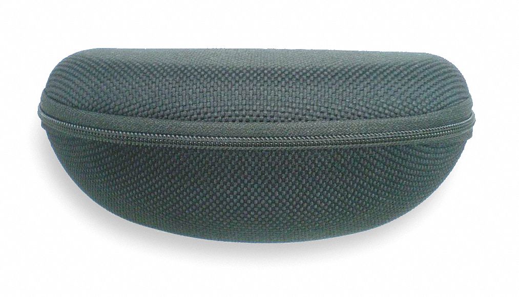 GRAINGER APPROVED Eyewear Case, For Use With Safety Eyewear, Nylon, 7 in H x 31/2 in W x 31/8