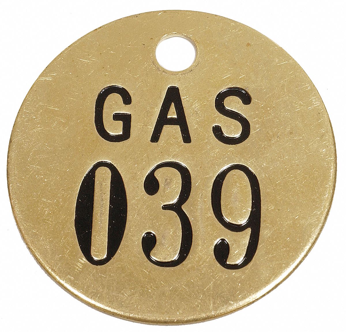 GRAINGER APPROVED Numbered Tag, Black/Gold, PK 25 2YB472YB47 Grainger