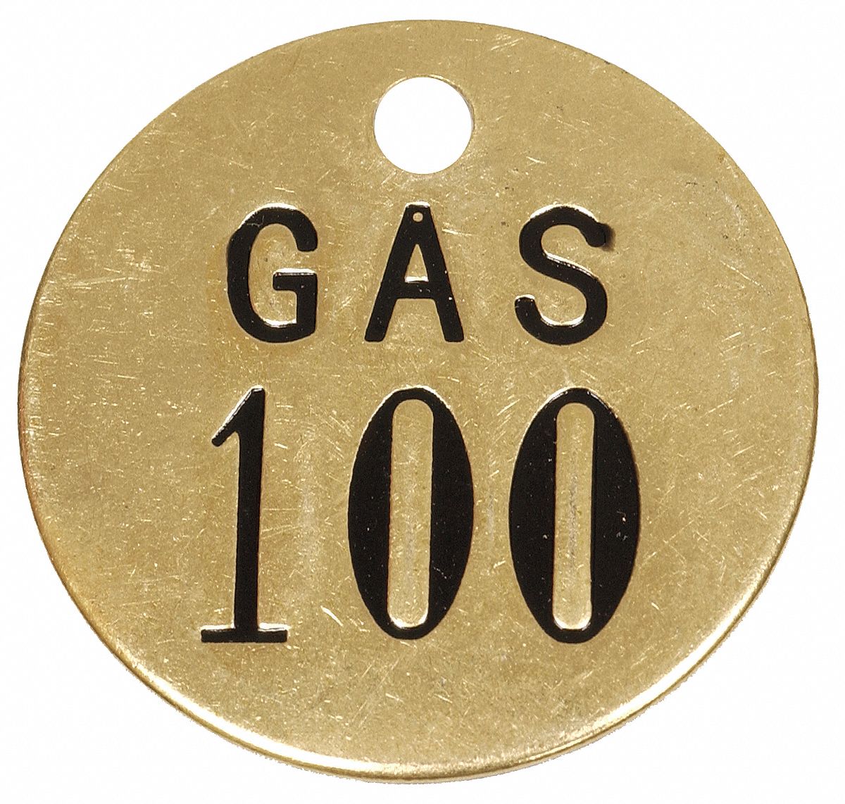 076100, Gold, Numbered Valve Tag 2YB492YB49 Grainger
