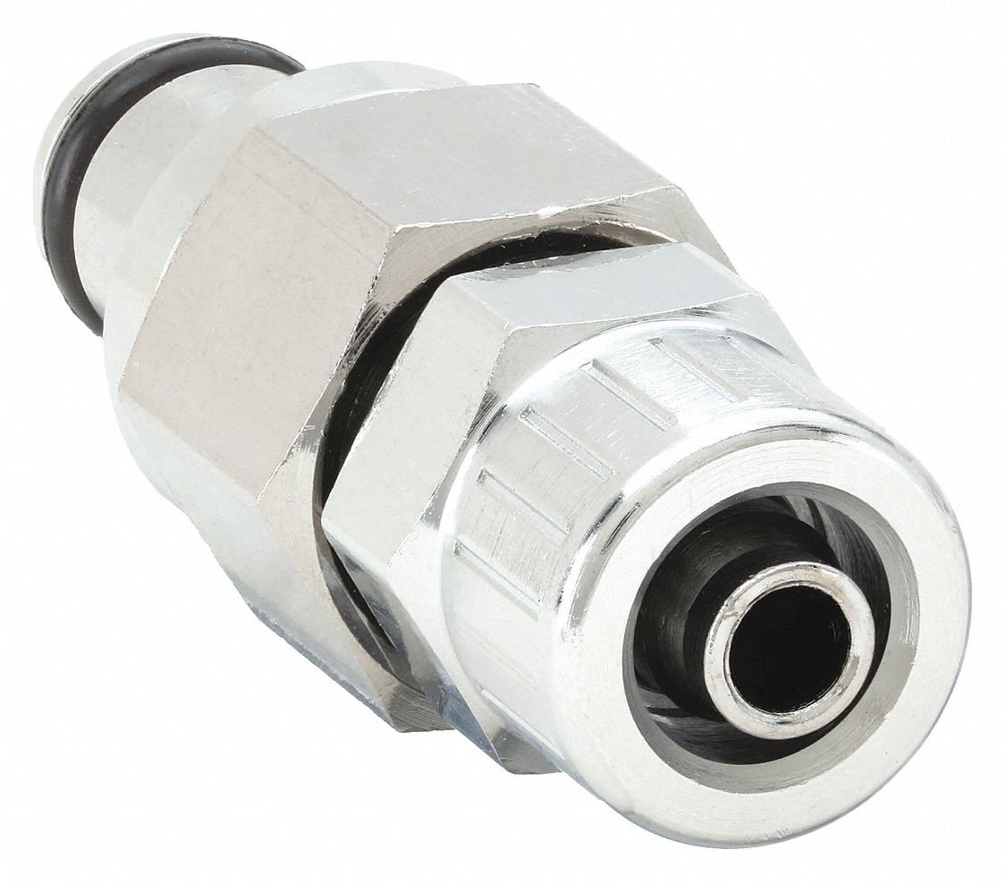 INLINE INSERT: CHROME PLATED CA360 BRASS, ¼ IN X 17/100 IN, INSERT X TUBE, SHUT-OFF, PMC12