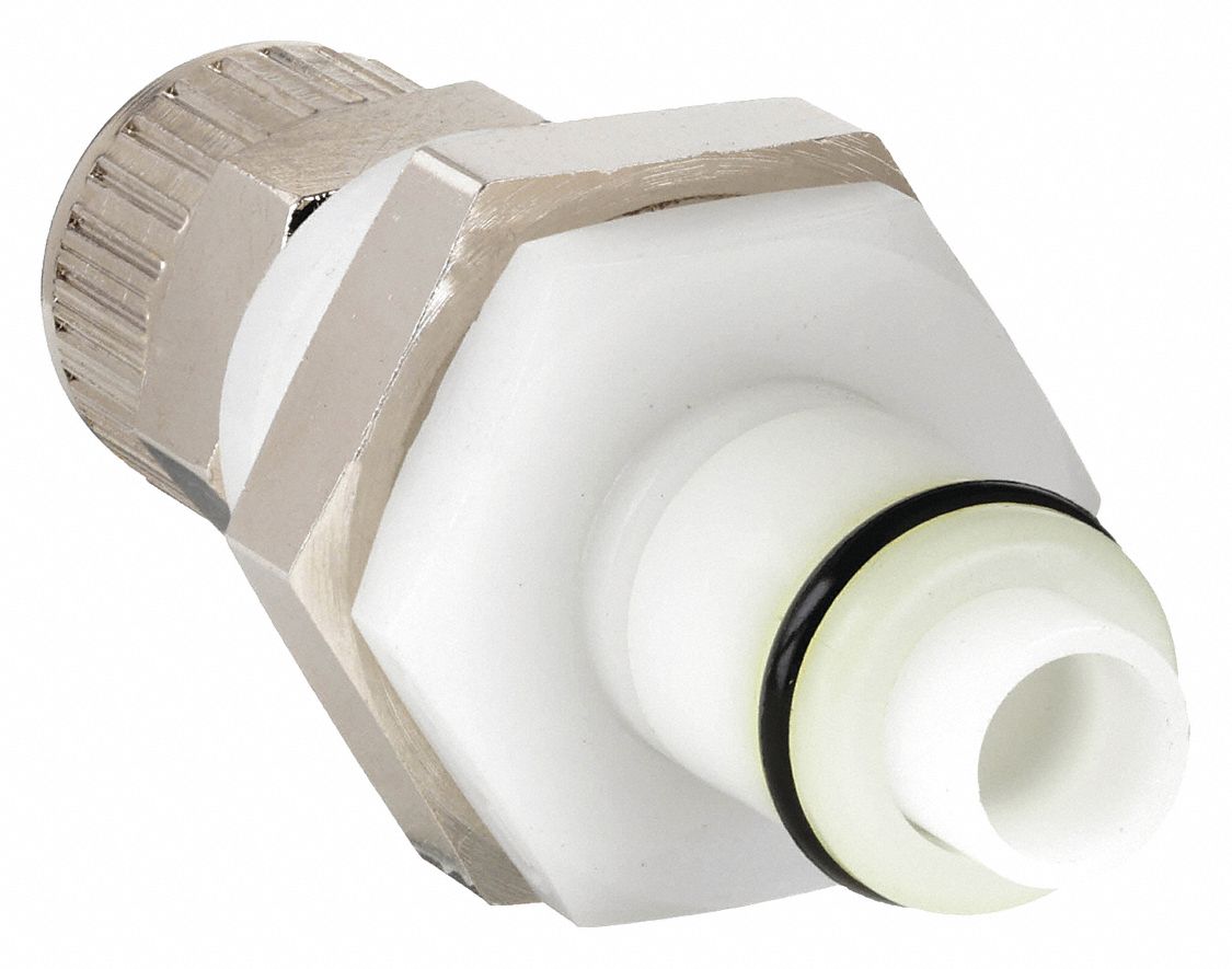 Quick Connection Insert: Insert, 1/4 in ID x 3/8 in OD Size, Quick-Disconnect Insert x Tube, Acetal