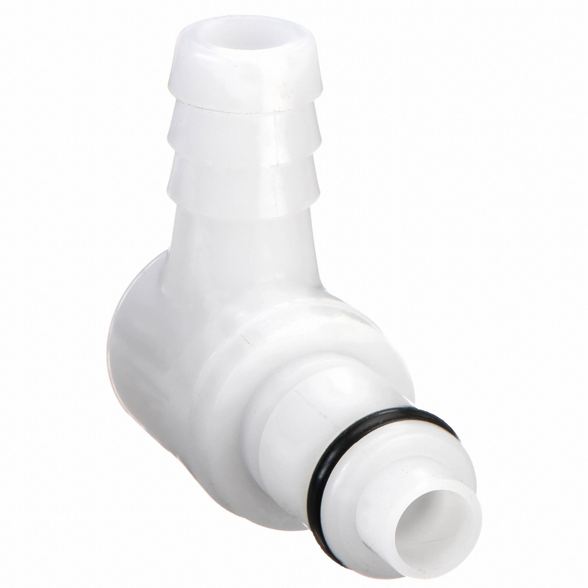 COLDER Elbow Insert: Acetal, 3/8 in, Barbed x Insert, Shut-off, 1 9/32 ...