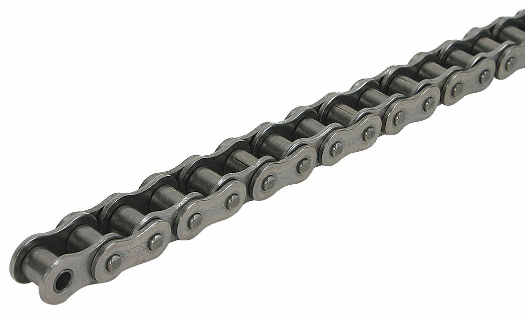 DAYTON 304 Stainless Steel Roller Chain, Chain Length 10 ft, For Industry Chain Size 40