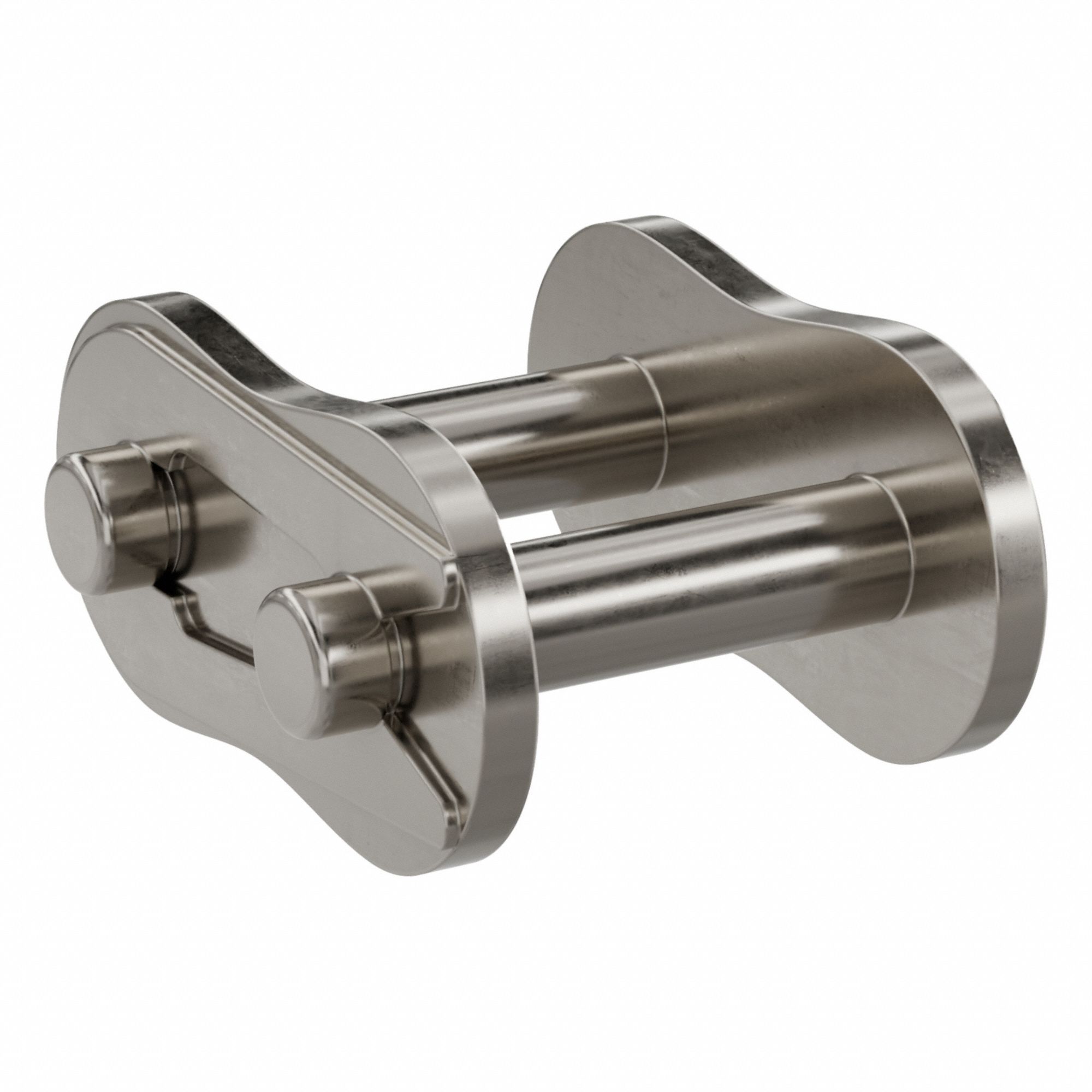 Connecting Link: For Nickel-Plated Steel Roller Chains, 50, Single Strand, 5/8 in Pitch, 5 PK