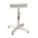 MATERIAL SUPPORT STAND, 16 IN ROLLER W, 22 IN MIN. H, 32 IN MAX. H, STEEL, WHITE