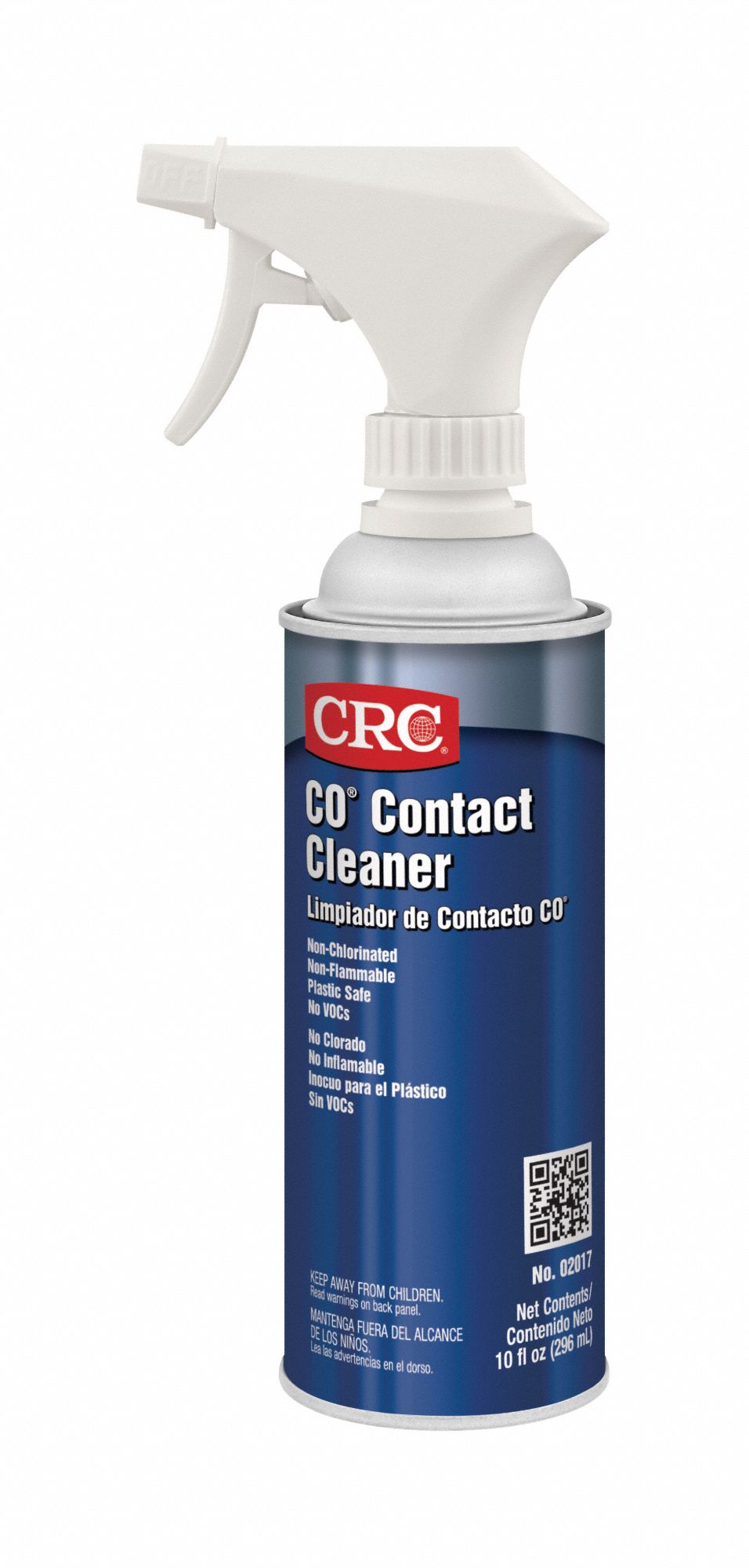 CRC, Trigger Spray Can, 10 oz, Contact Cleaner 2YE1602017 Grainger