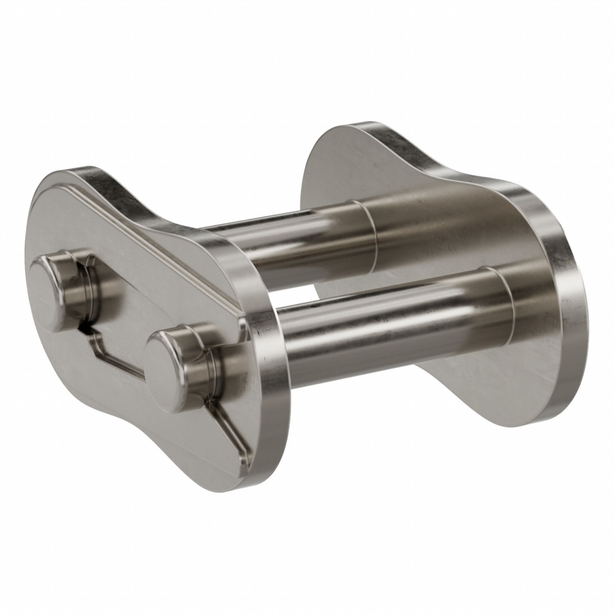 Connecting Link: For Nickel-Plated Steel Roller Chains, 60, Single Strand, 3/4 in Pitch, 5 PK