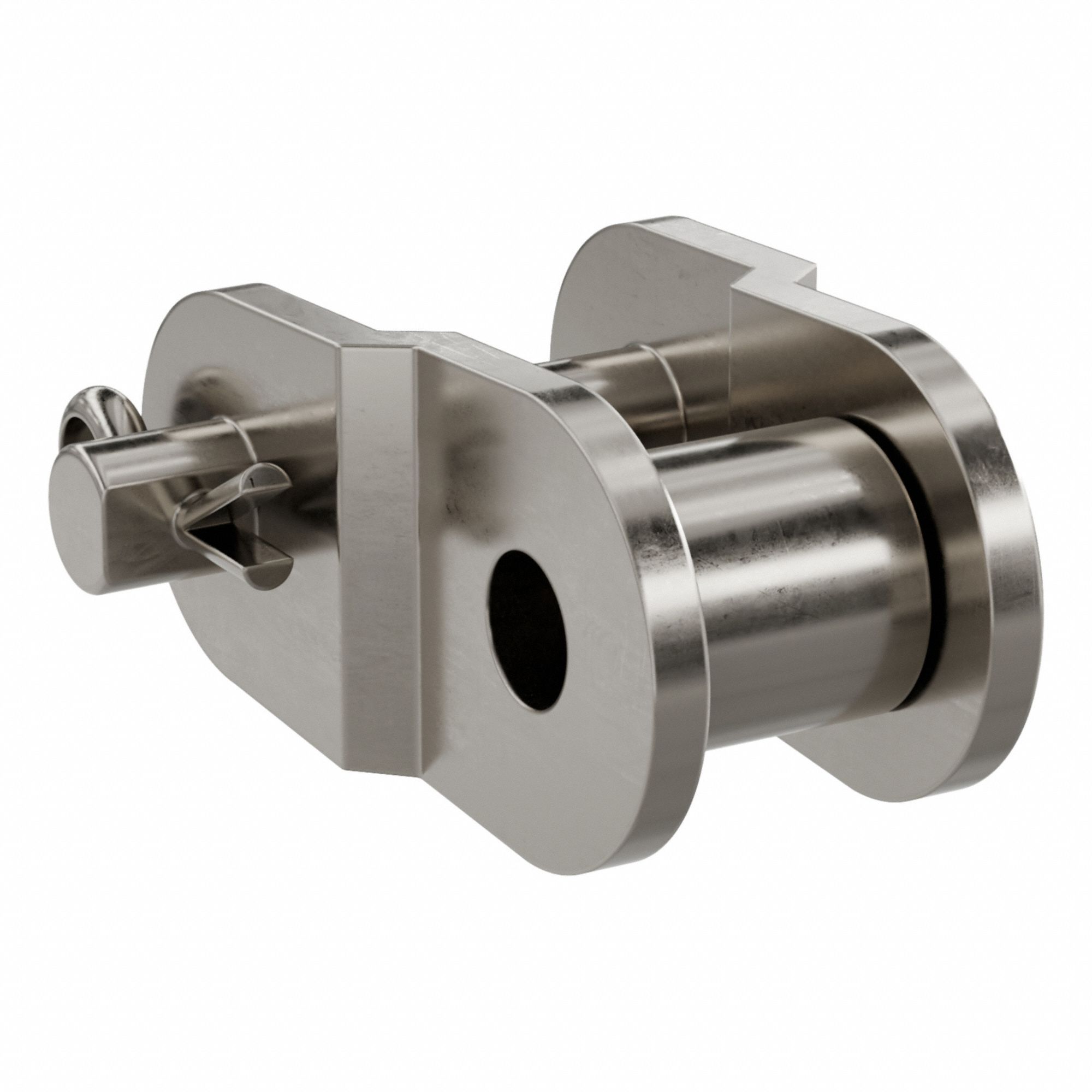 Offset Link: For Nickel-Plated Steel Roller Chains, 40, Single Strand, 1/2 in Pitch, 5 PK