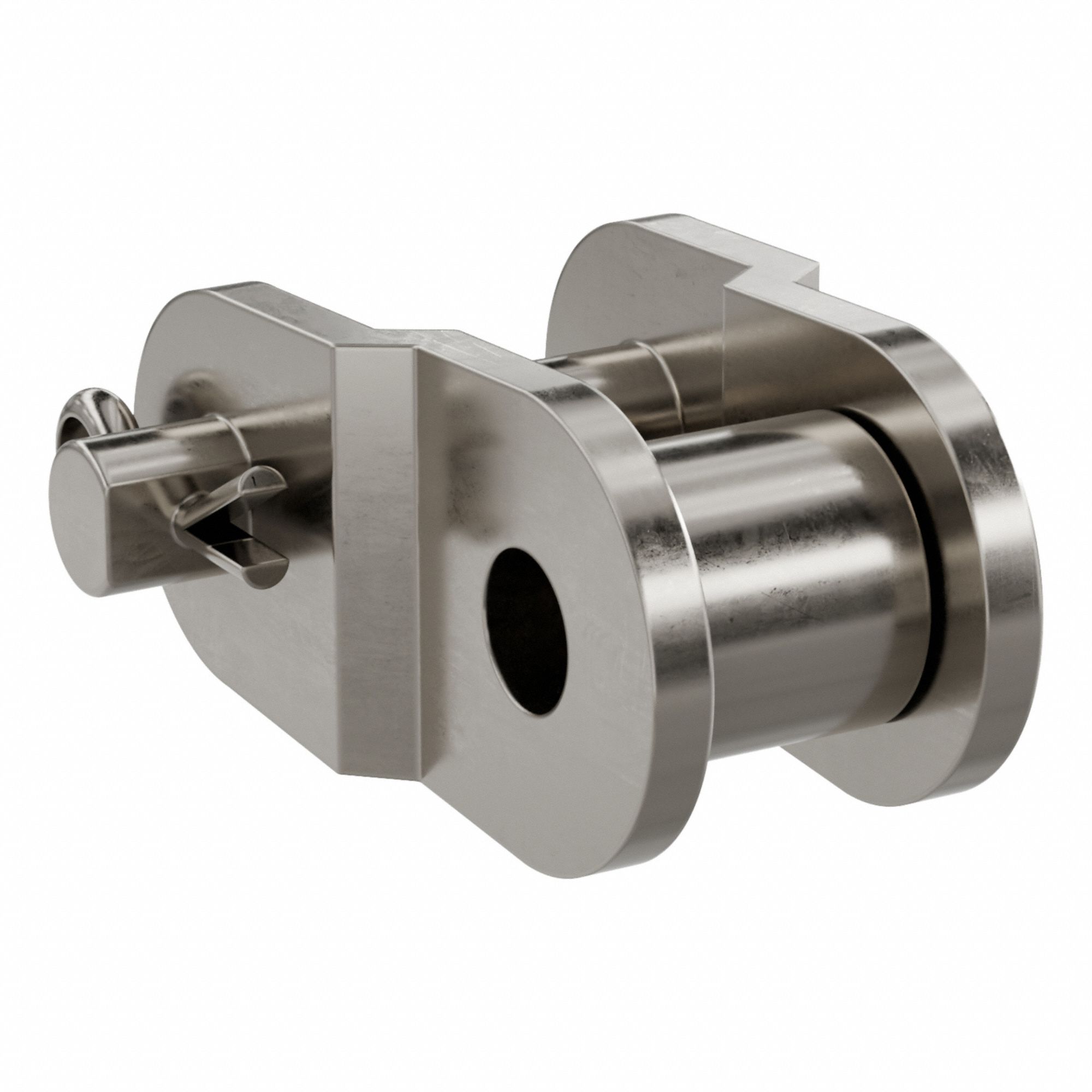 Offset Link: For Nickel-Plated Steel Roller Chains, 50, Single Strand, 5/8 in Pitch, 5 PK