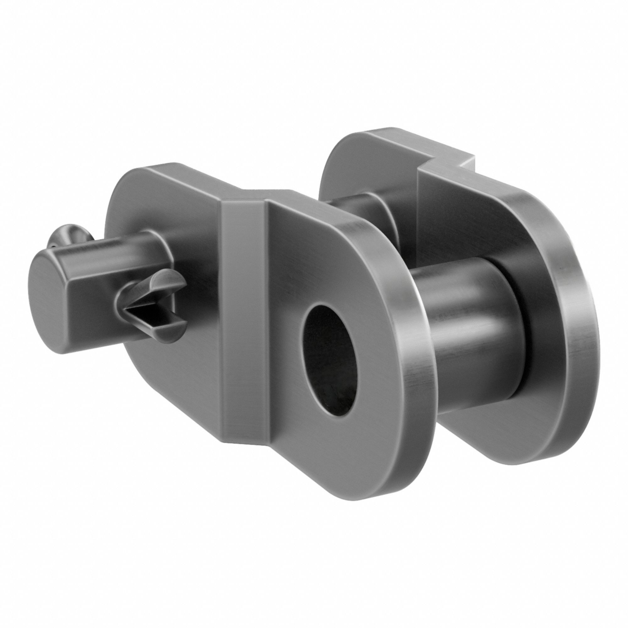 Offset Link: For Std Roller Chains, 35, Single Strand, 3/8 in Pitch, 3/16 in Roller Dia, 5 PK