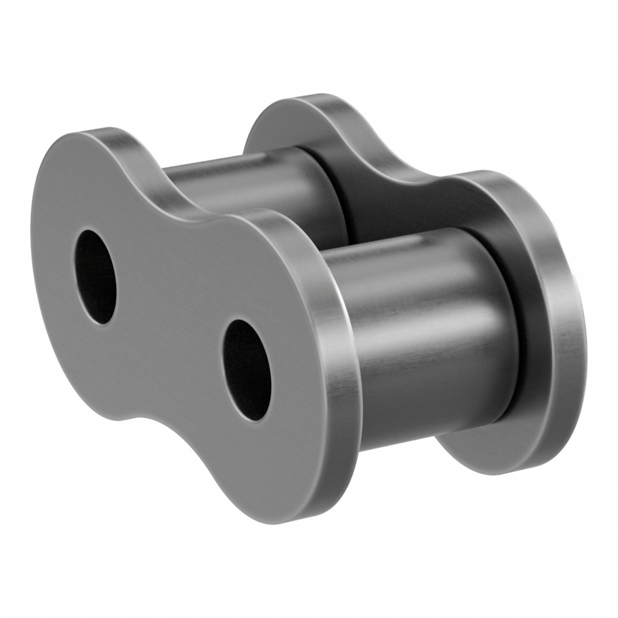 Roller Link: For Std Roller Chains, 60, Single Strand, 3/4 in Pitch, Steel, 5 PK