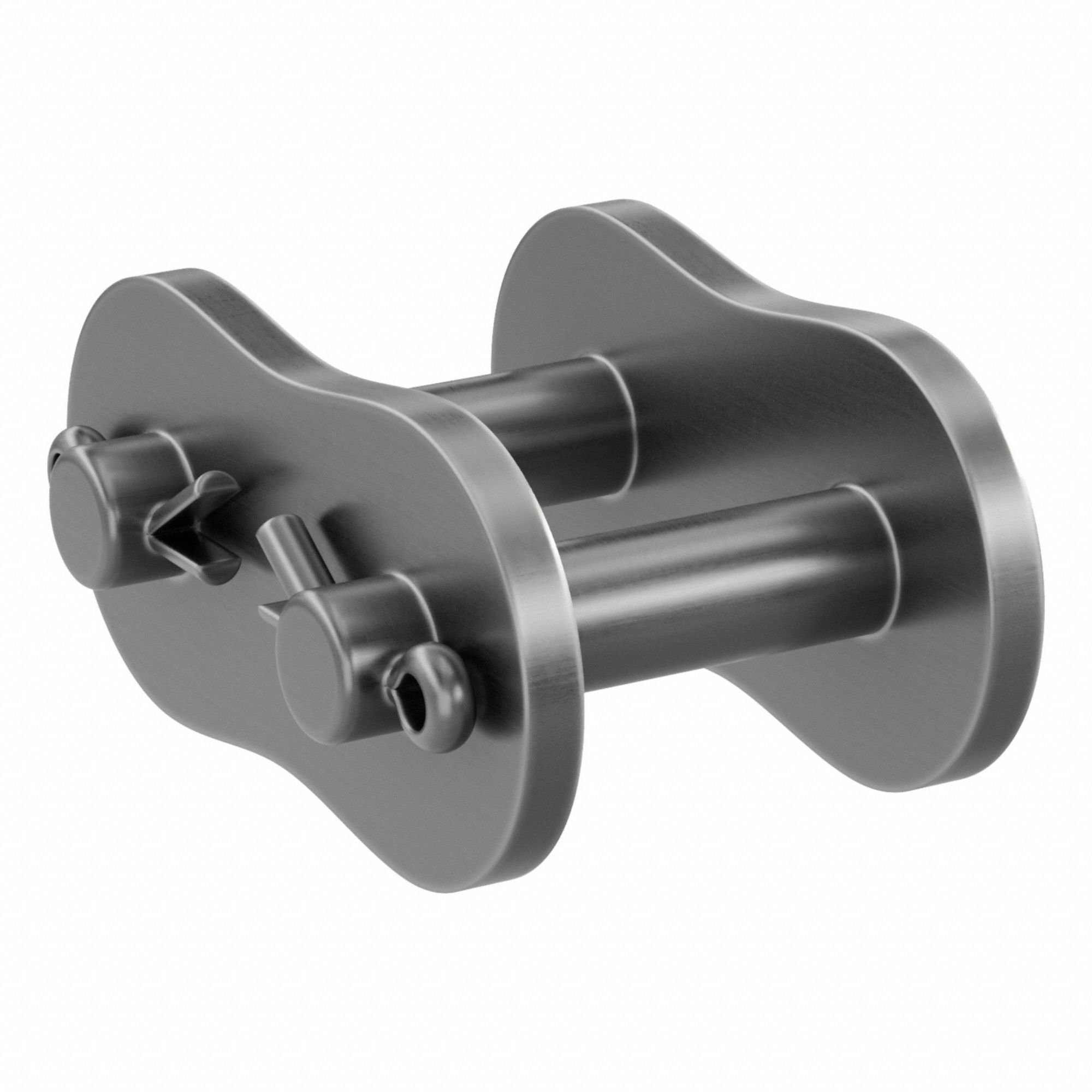 Connecting Link: For Std Roller Chains, 100, Single Strand, 1 1/4 in Pitch, 3/4 in Roller Dia