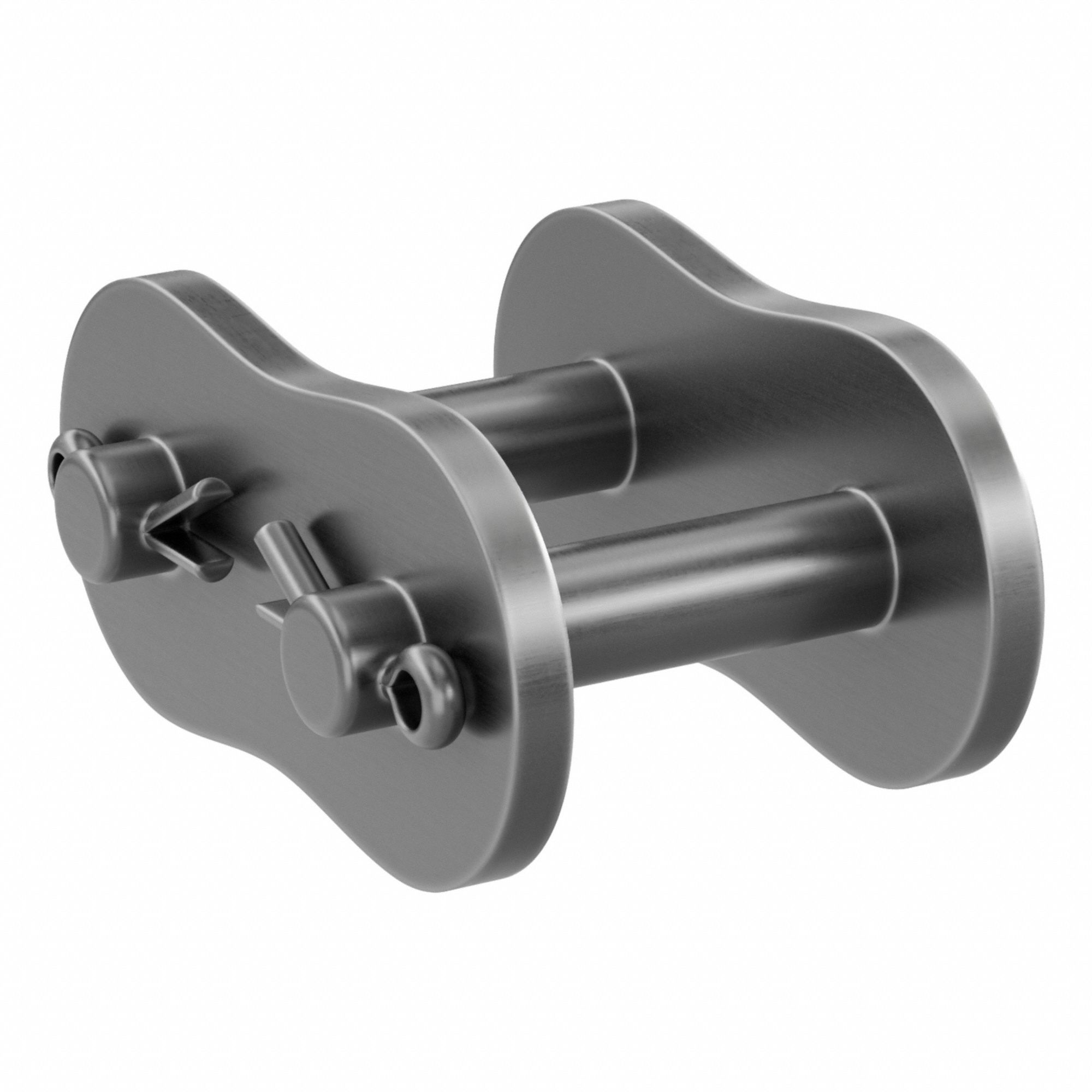 Connecting Link: For Std Roller Chains, 160, Single Strand, 2 in Pitch, 1 1/8 in Roller Dia