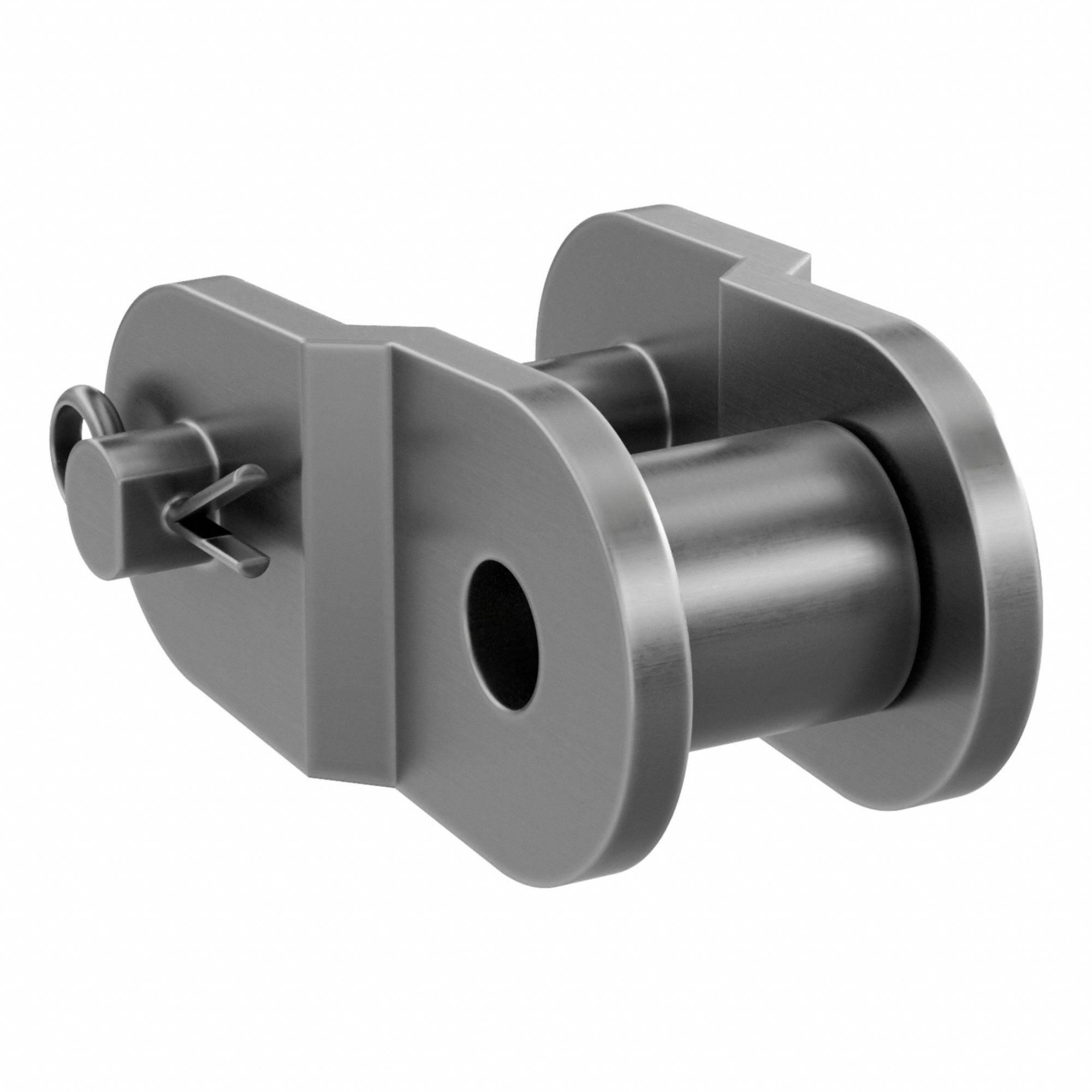 Offset Link: For Std Roller Chains, 160, Single Strand, 2 in Pitch, 1 1/8 in Roller Dia