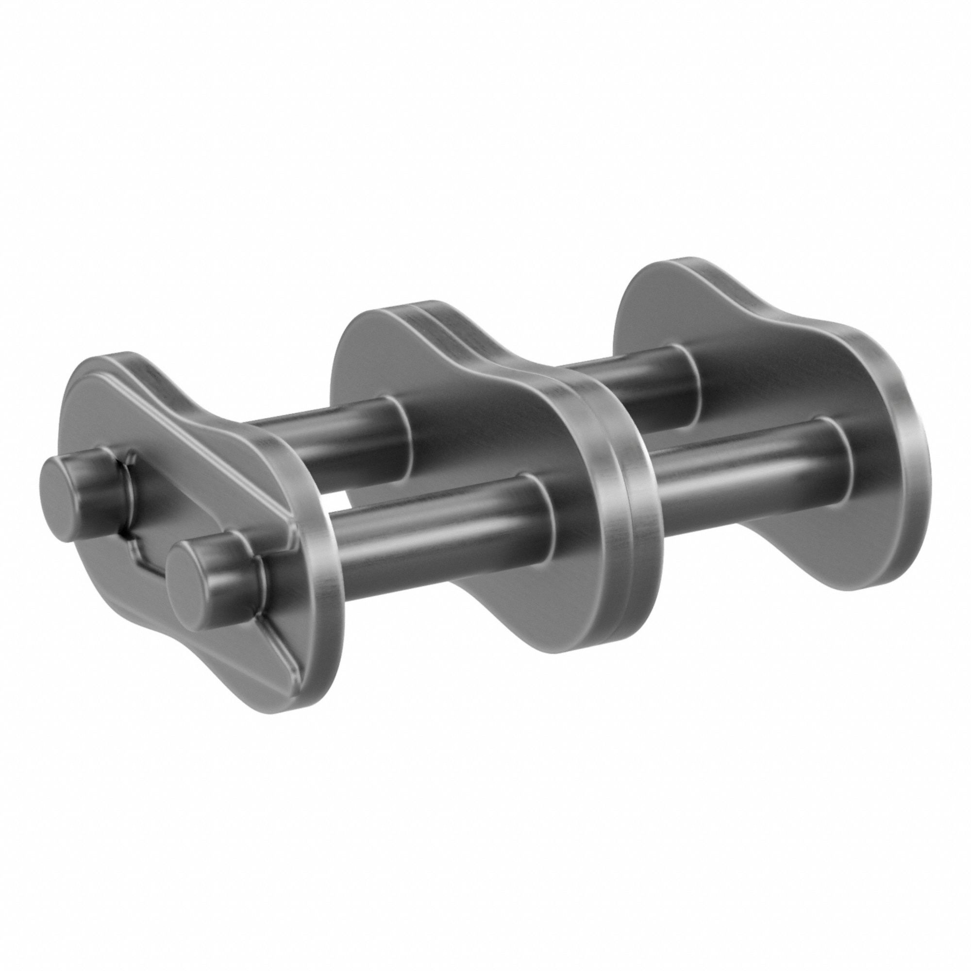 Connecting Link: For Std Roller Chains, 40, Double Strand, 1/2 in Pitch, Steel, 5 PK