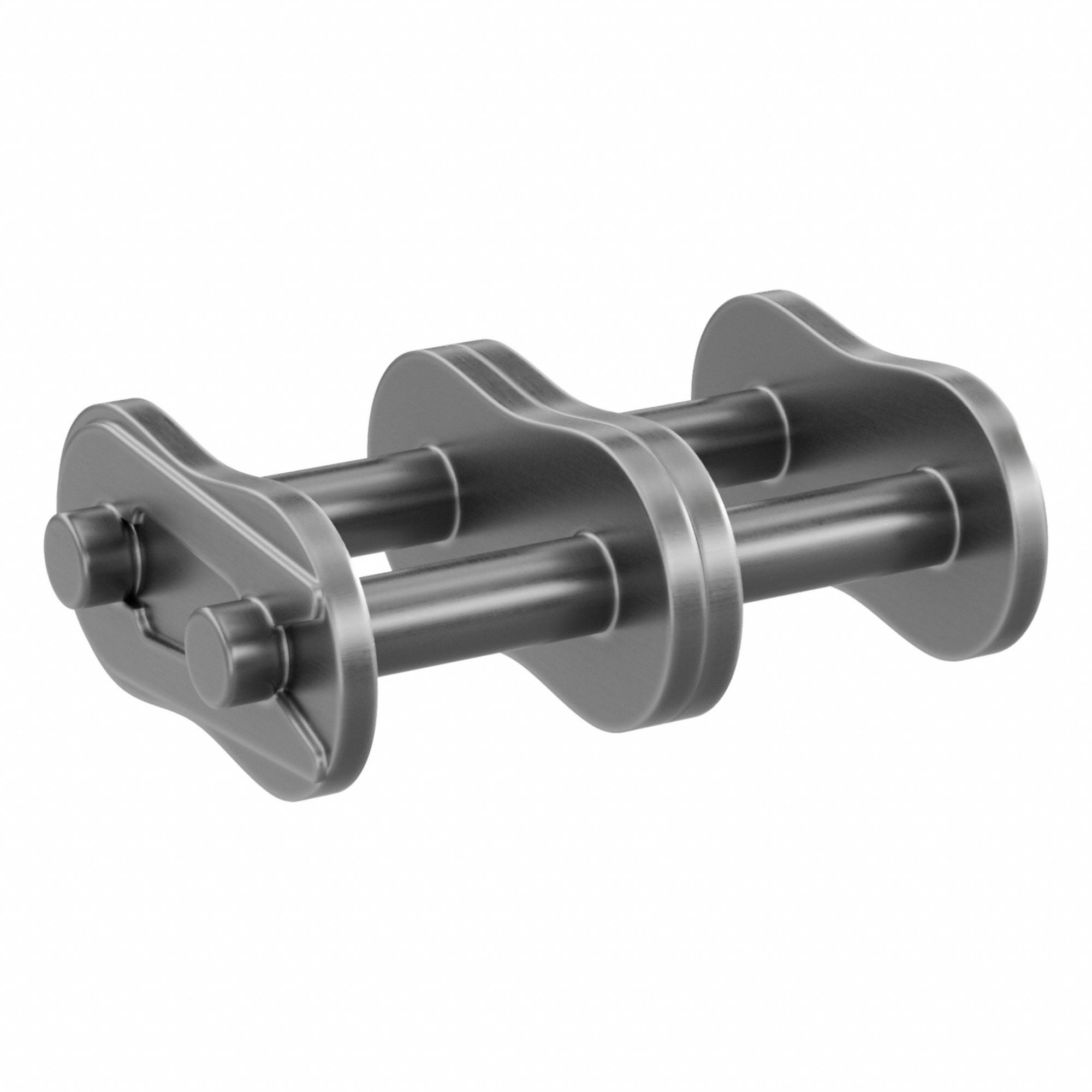 Connecting Link: For Std Roller Chains, 60, Double Strand, 3/4 in Pitch, Steel, 5 PK