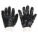 COATED GLOVES,PVC/CTTN JERSEY,L,BLACK,PR