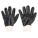 COATED GLOVES,PVC/CTTN JERSEY,L,BLACK,PR