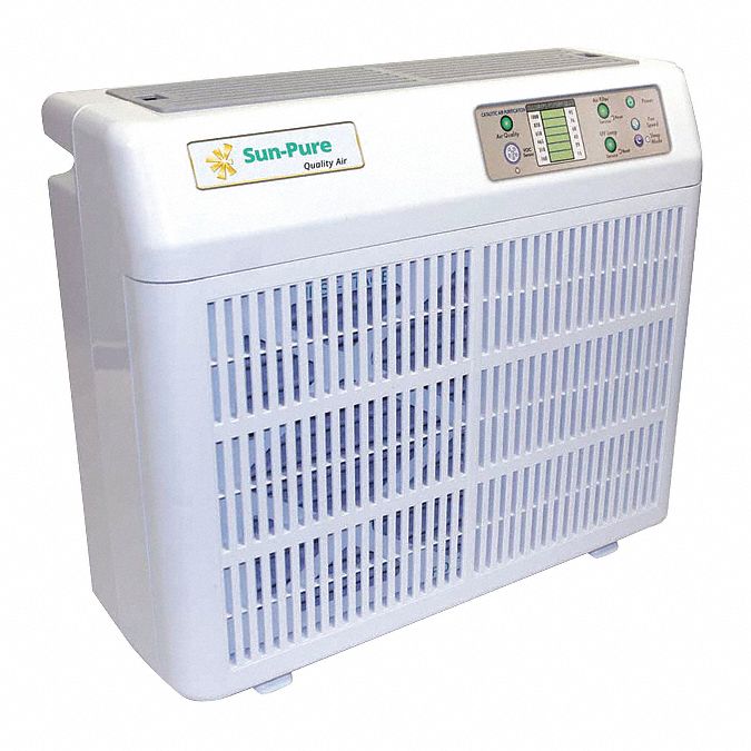 Portable Air Cleaner: Keypad, 31 to 60 dB, Room, Particle Removal & VOC/Odor Neutralization