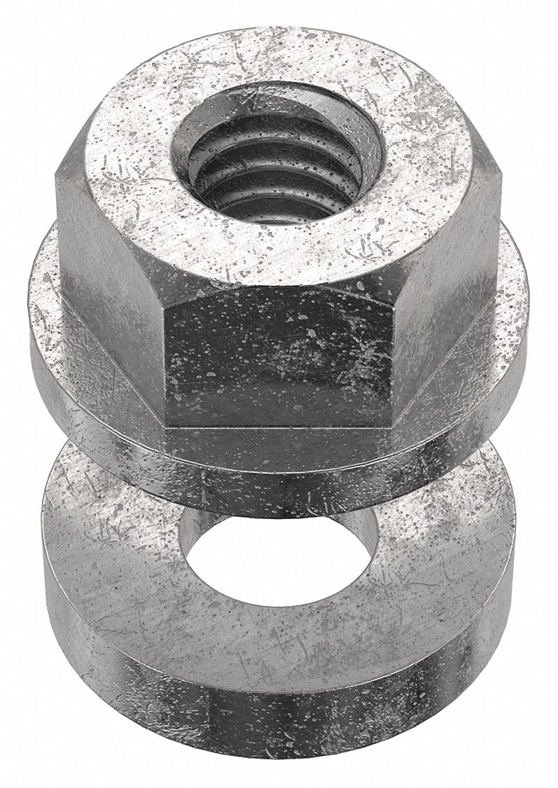 Spherical Flange Nut Assembly, 5/16"18 Thread, Spherical Flange Nut