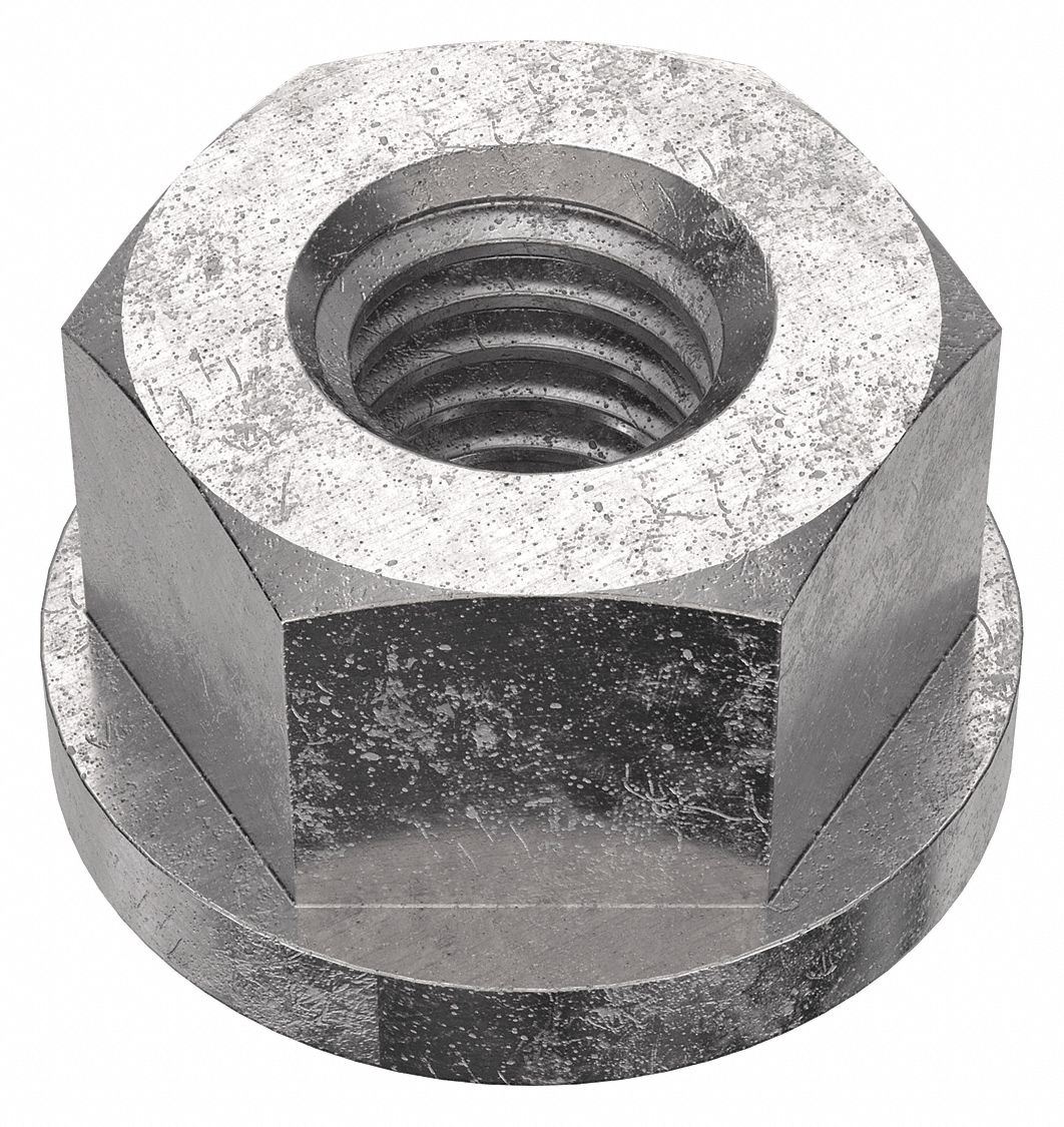 Spherical Flange Nut and Washer Assembly, 3/8"16 Thread, Spherical