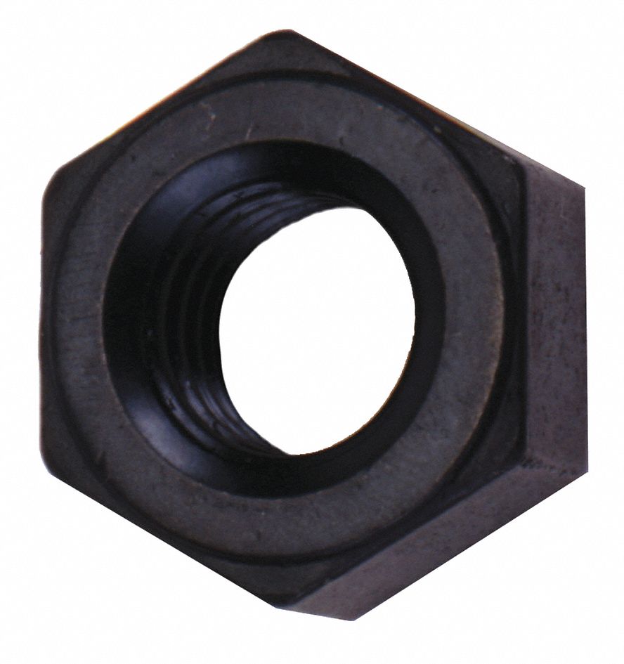 TECO 5/8"11 Hex Nut Heavy, Black Oxide Finish, Grade 2H Alloy Steel
