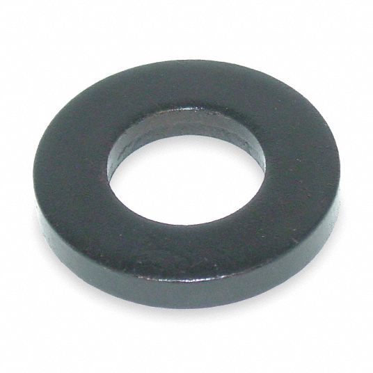 TECO Steel Heavy Duty Washer, Black Oxide Fastener Finish, Fits Bolt