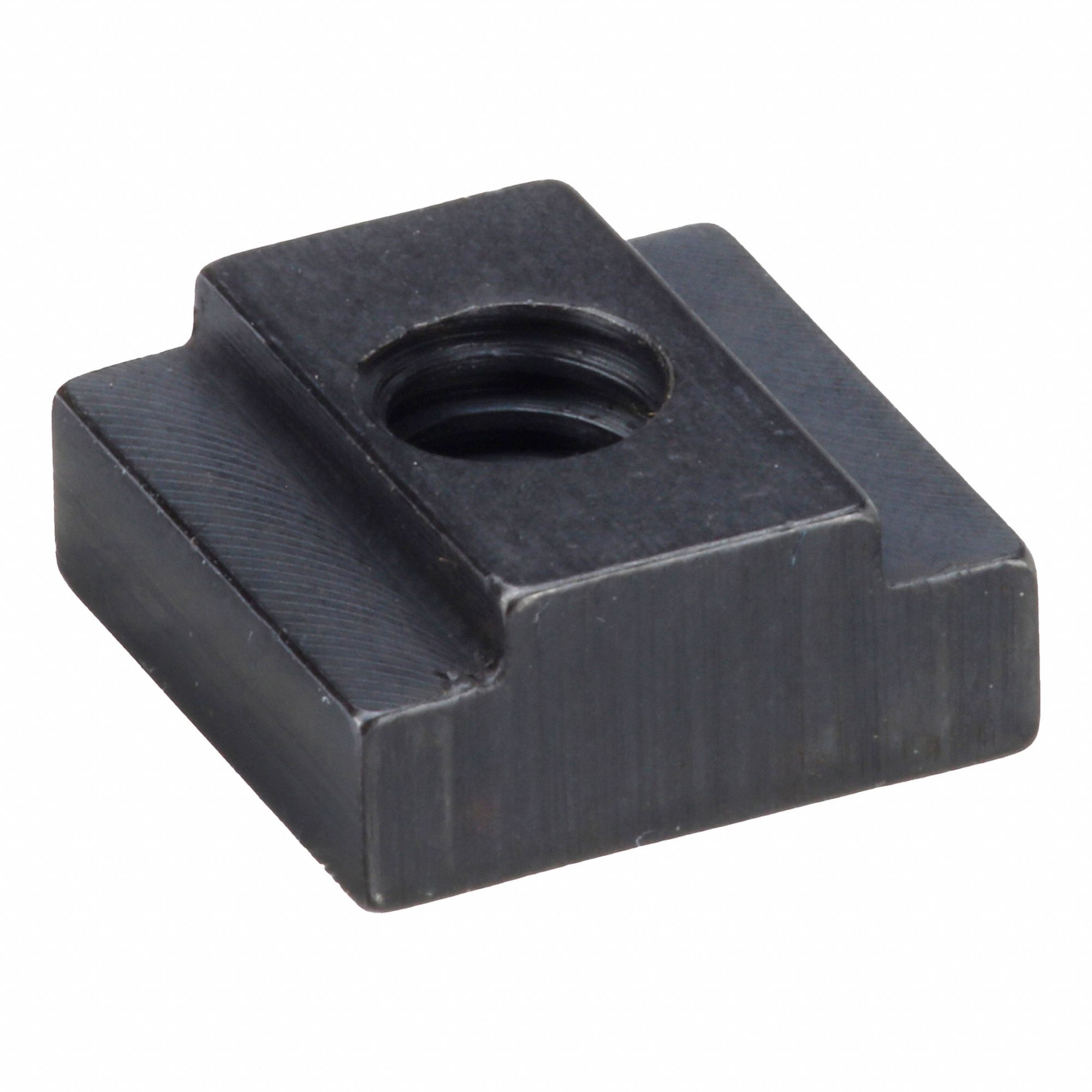 T-Slot Nut: Steel, For 5/16 in T-Slot, 1/4"-20 Thread, 9/16 in Wd