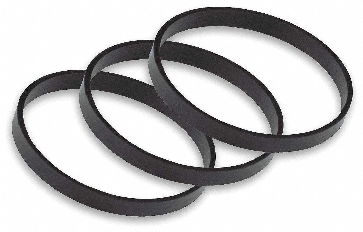 Vacuum Cleaner Belt: Fits Dayton Vacuum Brand, Fits 2YMT7 Vacuum Models, 3 PK