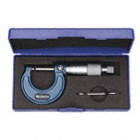 MECHANICAL OUTSIDE MICROMETER, INCH, 0 IN TO 1 IN RANGE, +/-01 IN ACCURACY