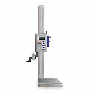 DIGITAL HEIGHT GAUGE, 0 IN TO 12 IN/0 TO 30MM RANGE, +/-015 IN ACCURACY