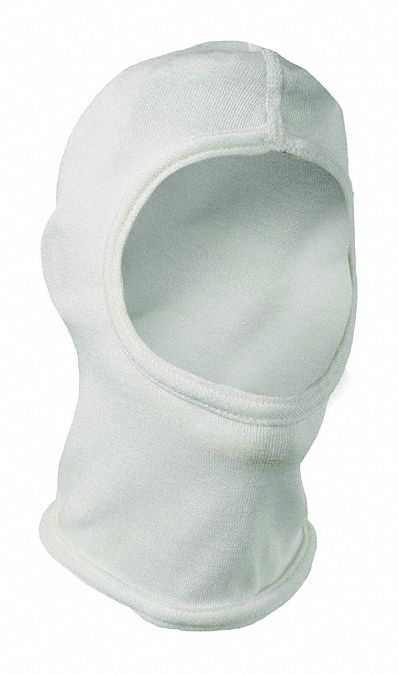 BALACLAVA HOOD, NOMEX, 6 OZ FABRIC, WHITE, NOMEX, UNIVERSAL
