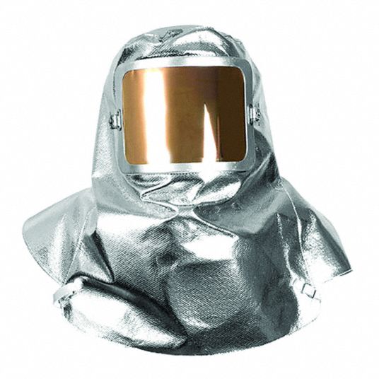 NATIONAL SAFETY APPAREL, OPF/ParaAramid, Gold Film, Hood 2YRL4