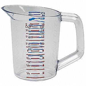 CUP MEASURING 1PT 0.5L CLEAR