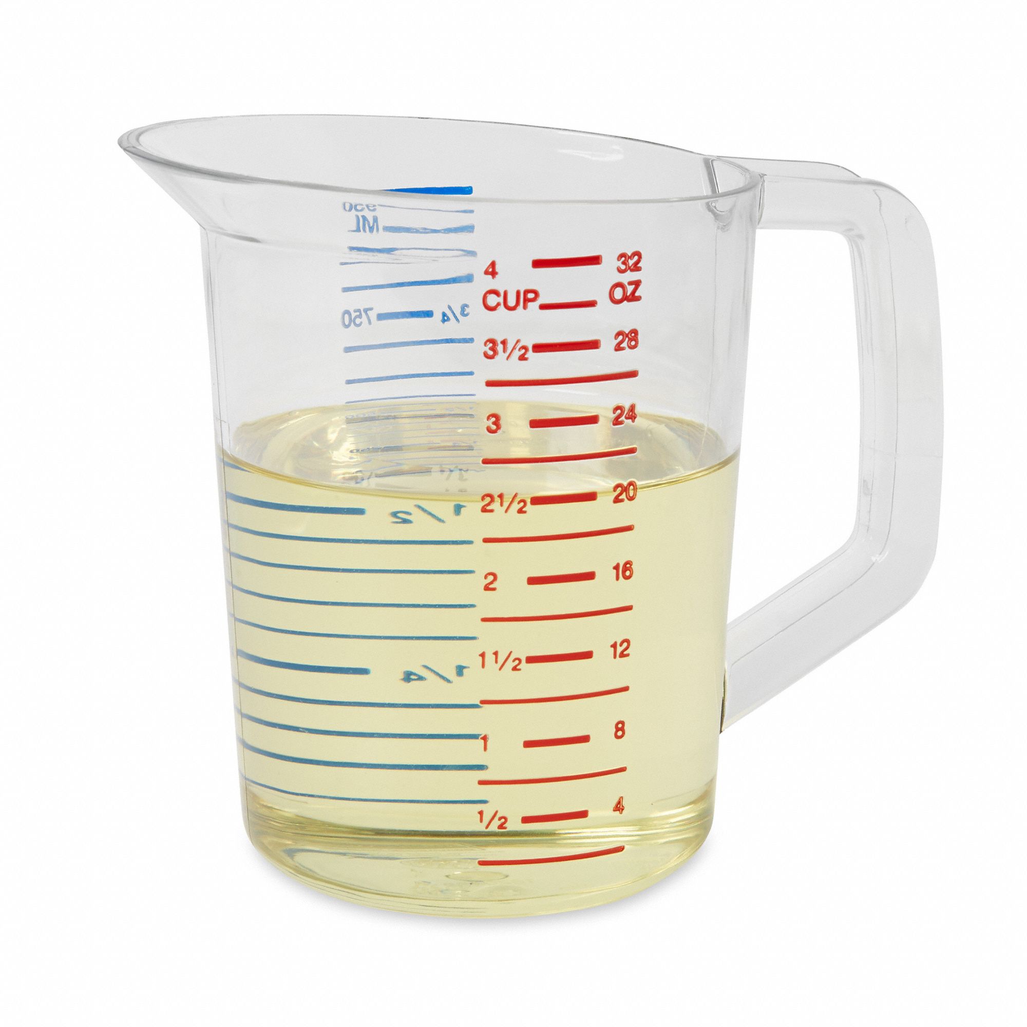 Rubbermaid Commercial Products Measuring Cup 1 Qt Capacity Bpa Free Polycarbonate Clear 0545