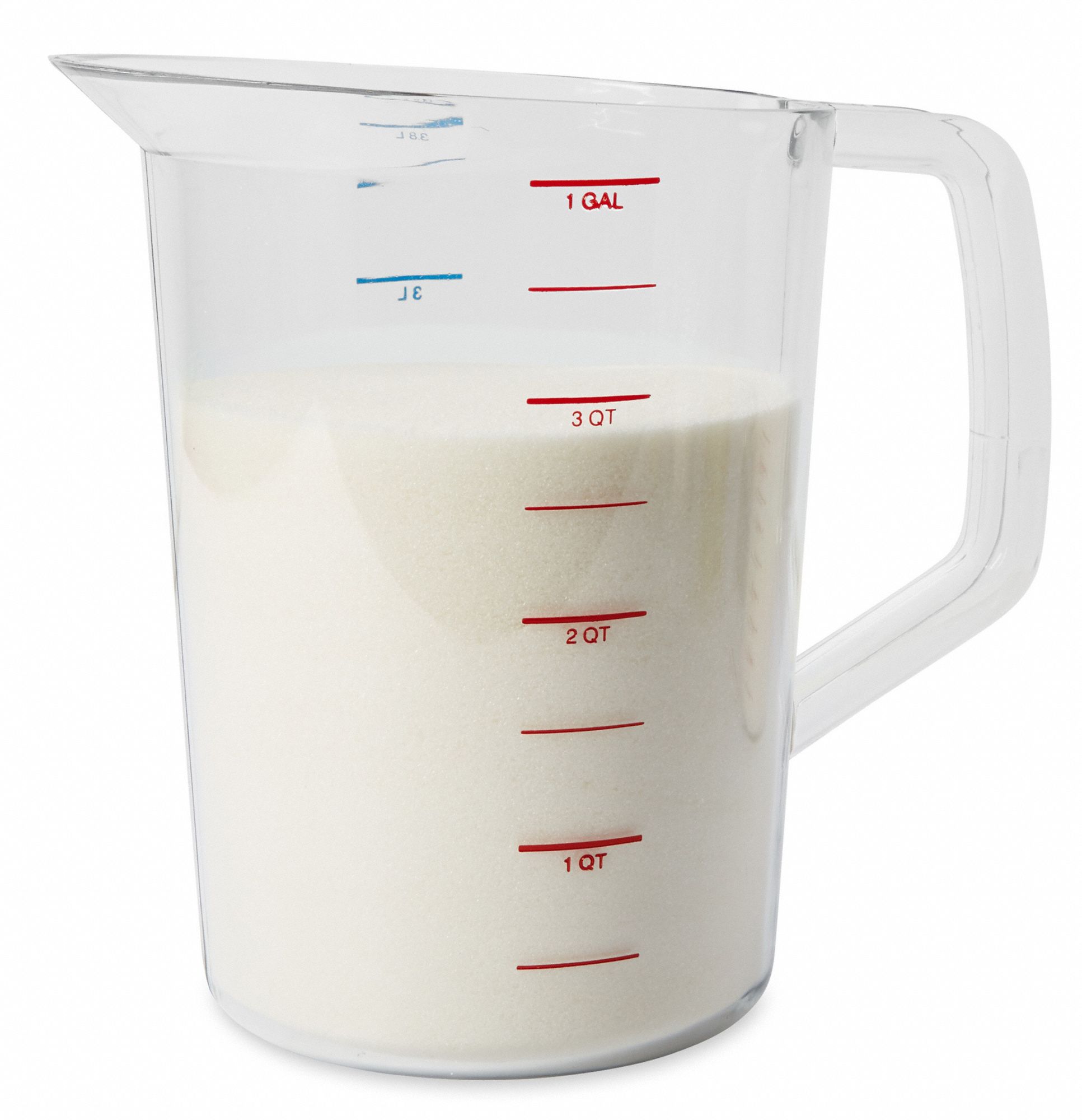 RUBBERMAID COMMERCIAL PRODUCTS Measuring Cup, 4 qt Capacity