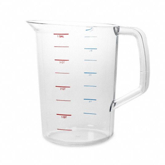 Rubbermaid Commercial Products Plastic Liquid Measuring Cups