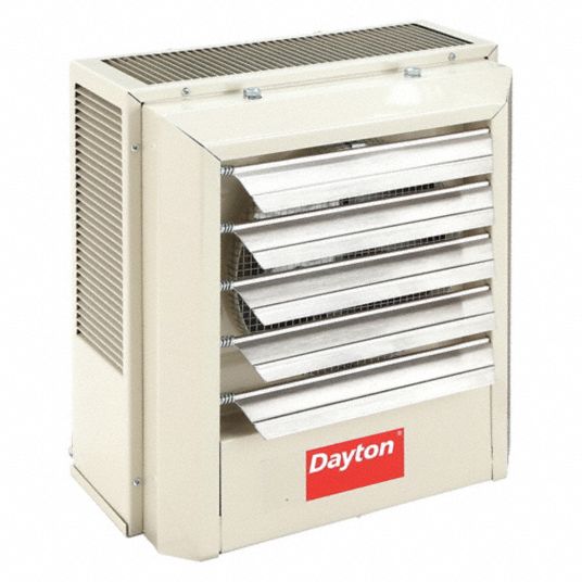 DAYTON, 480V AC, 3-phase, 16 in x 14 in x 8-1/2 in, Electric Wall u0026 Ceiling  Unit Heater - 2YU59|2YU59 - Grainger
