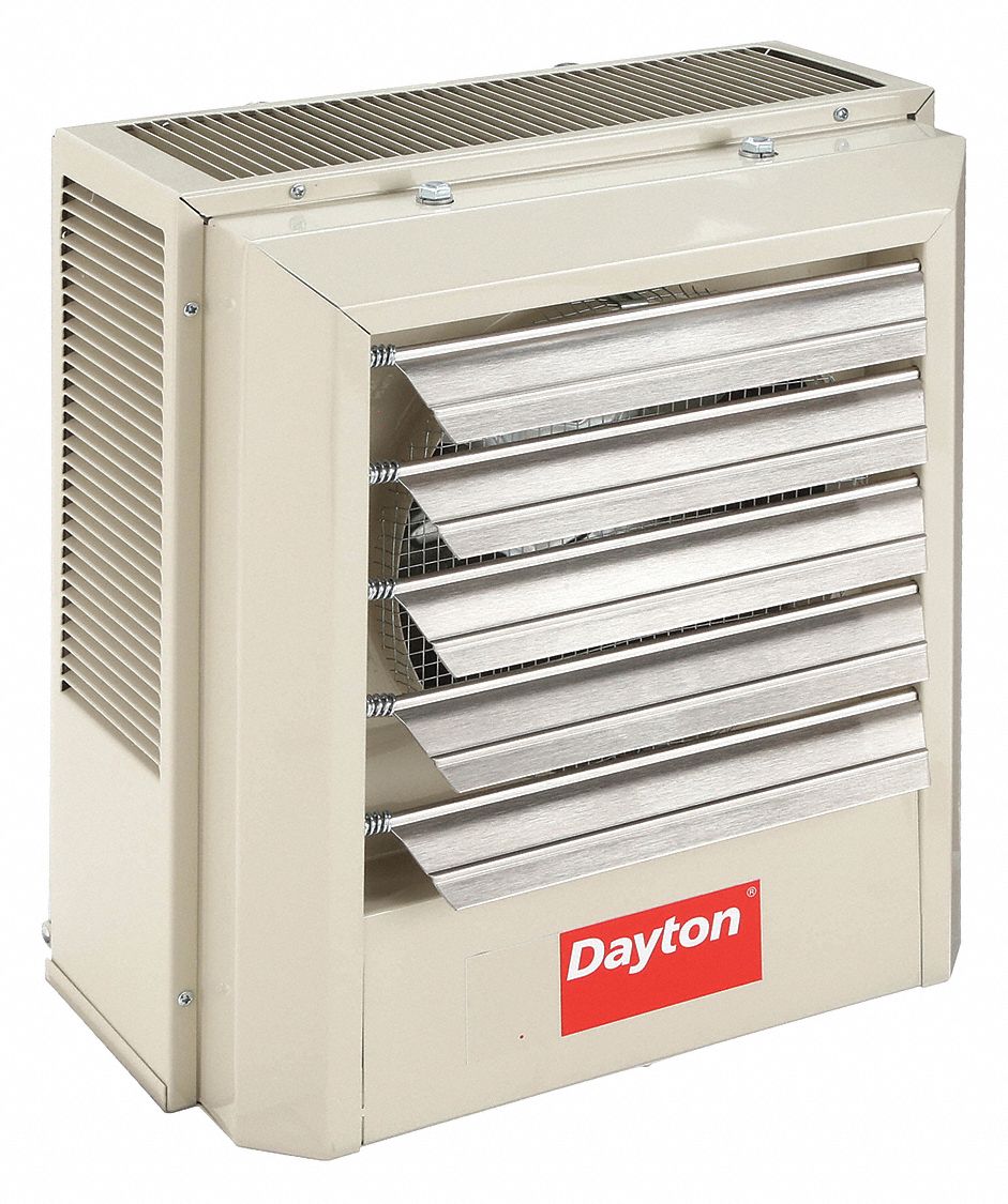 Radiateur Électrique Mur/Plafond Dayton 804T19 - 480VAC, 350 CFM, 17000 Btu/h - Neuf