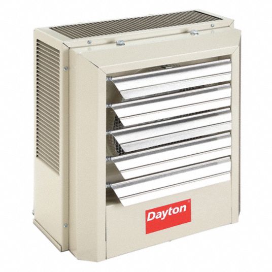 DAYTON, 208V AC, 1 or 3-phase, 16 in x 14 in x 8-1/2 in, Electric Wall ...