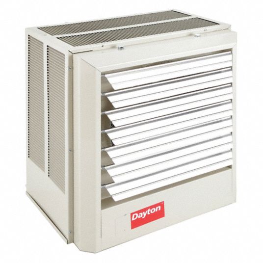 DAYTON, 208/240V AC, 3phase, 213/4 in x 19 in x 133/4 in, Electric Wall & Ceiling Unit Heater