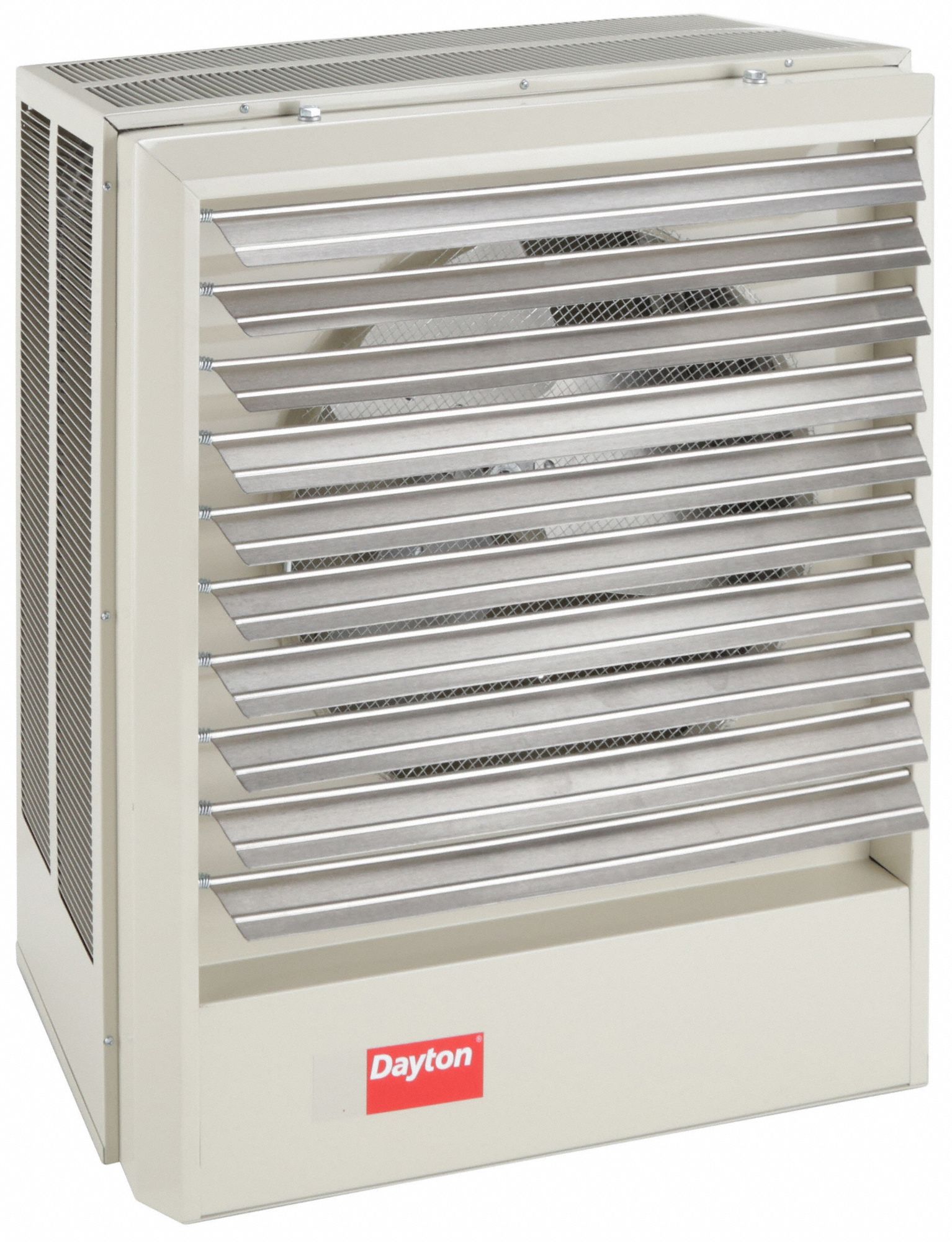 DAYTON, 208/240V AC, 3phase, 30 in x 265/8 in x 133/4 in, Electric Wall & Ceiling Unit Heater
