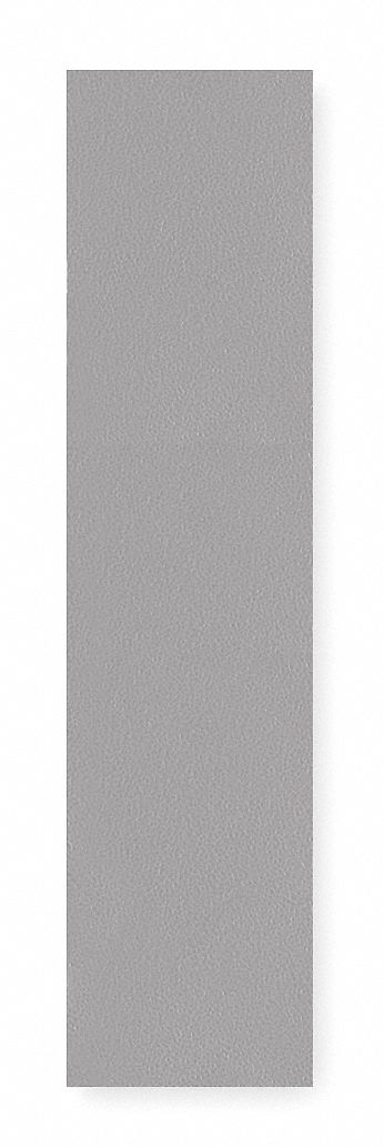 End Panel For Flat-Top Locker: 3/8 in x 12 in x 60 in, High Density Polyethylene, Matte