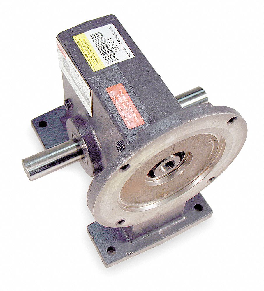 DAYTON Speed Reducer: 12.5:1, 138 RPM, 0.75 hp Input Max, 292 in-lb Output  Max, Round, 56C