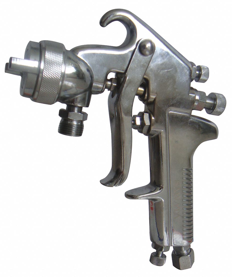 Pressure Spray Gun,0.047In/1.2mm Grainger