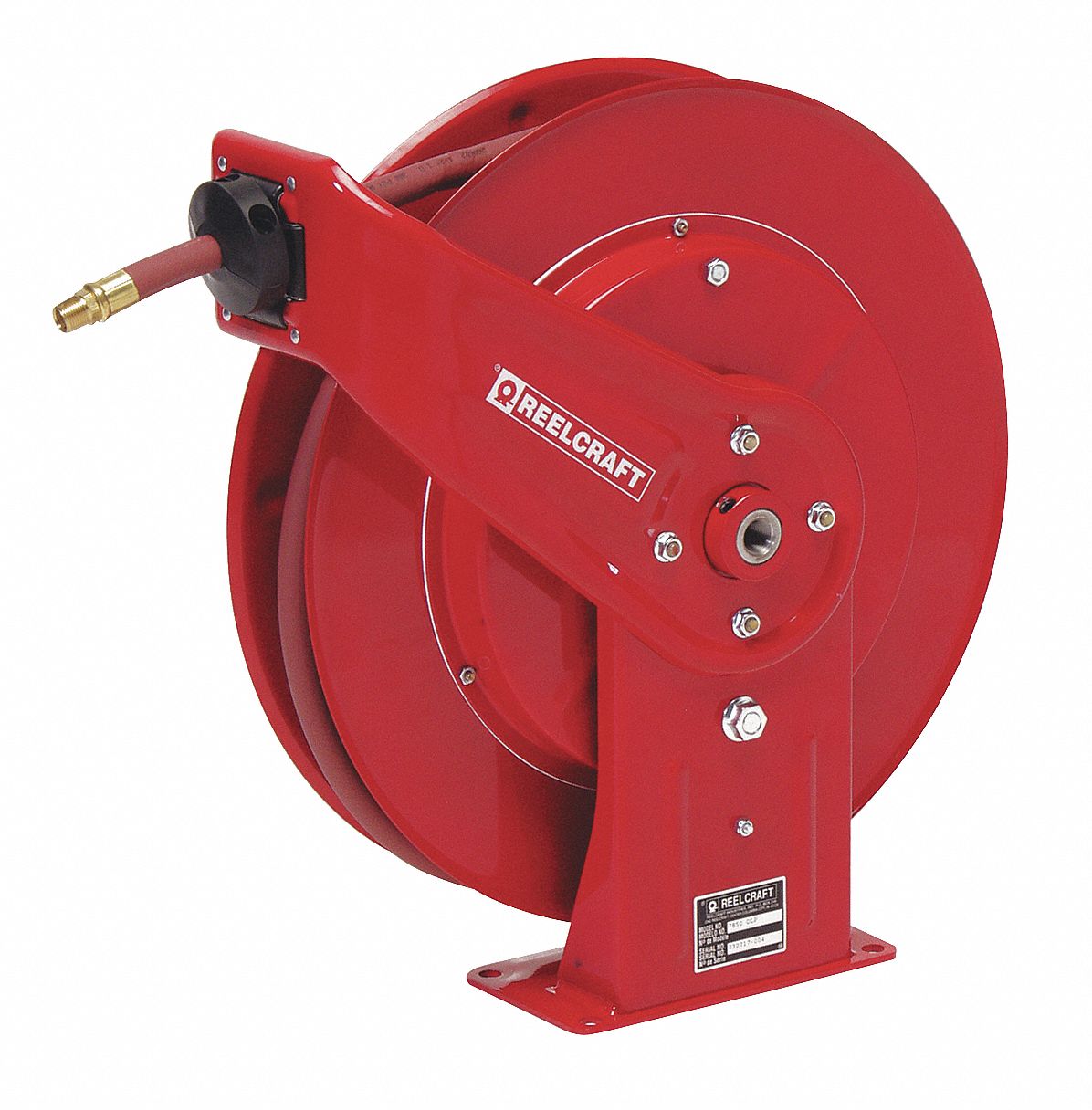 REELWORKS Heavy Duty Spring Driven Hose Reel (1/4 x 50 Ft. GREASE