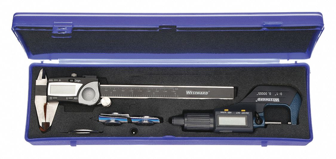 Precision Measuring Tool Kit,2pc, Number of Pieces 2 Grainger