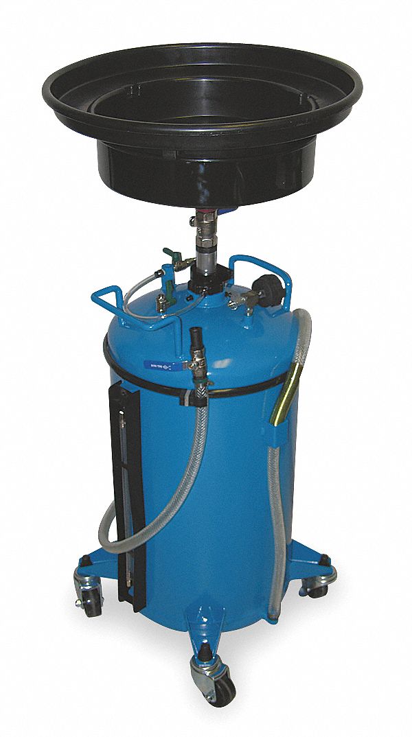 Oil Evacuation Drain, Mobile, 18 gal/80 L Grainger